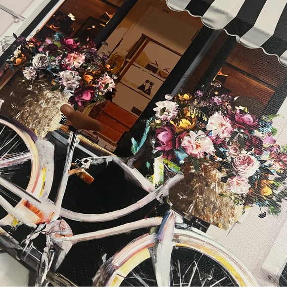 Design District Gucci Store Front Floral Bicycle Wall Decor - Picture 5 of 6